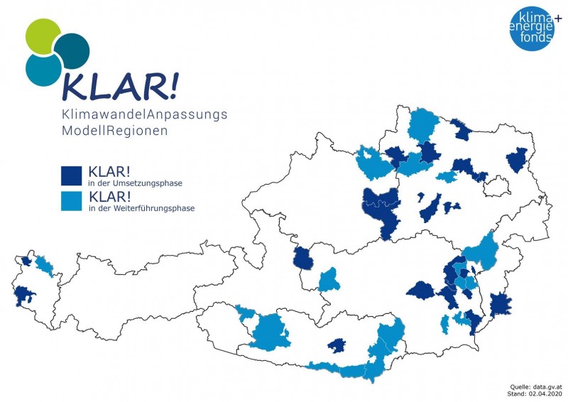 KLAR Regionen in Österreich
