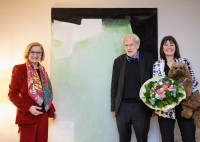 Landeshauptfrau Mikl-Leitner zu Gast beim niederösterreichischen Künstler Walter Vopava