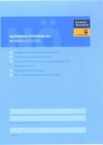 Wohnbauförderung Wohnzuschuss/Wohnbeihilfe Antragsmappe