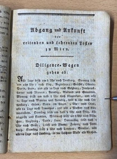 Damenkalender des Jahres 1800