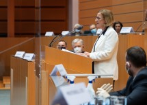 Landeshauptfrau Johanna Mikl-Leitner in der heutigen Sitzung des NÖ Landtages.