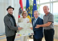 Kamp-Thaya-March Radroute wird weiter optimiert Kamp-Thaya-March Radroute wird weiter optimiert
