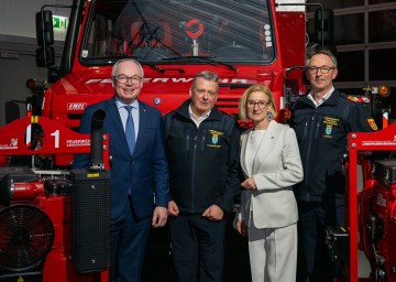 Containerterminal 3 im Feuerwehr- und Sicherheitszentrum Tulln offiziell eröffnet