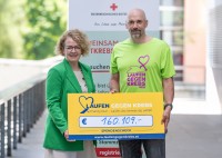 Rekord: 160.109 Euro im Kampf gegen den Krebs erlaufen Rekord: 160.109 Euro im Kampf gegen den Krebs erlaufen