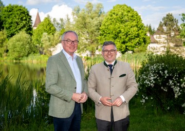 LH-Stellvertreter Stephan Pernkopf und Landesrat Ludwig Schleritzko.