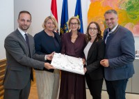LH Mikl-Leitner: Unterstützung des Landes Niederösterreich für neues Gemeindezentrum in Ennsdorf
