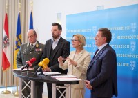 Erstes Forum „Wirtschaft und Sicherheit“ im NÖ Landhaus: Chancen für heimische Betriebe nutzen