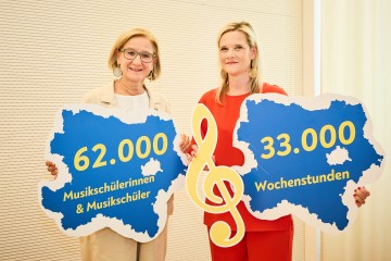 Landeshauptfrau Johanna Mikl-Leitner und Tamara Ofenauer-Haas, operative Geschäftsführerin des MKM NÖ.