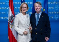 Antrittsbesuch des neuen US-Botschafters Art Fisher im NÖ Landhaus