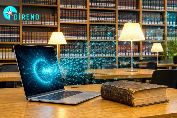 Sujet DIRENO - Blick in die NÖ Landesbibliothek