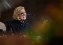 Landeshauptfrau Johanna Mikl-Leitner bei ihrer Rede im Stephansdom: „Wir brauchen die christlichen Werte heute mehr denn je.“