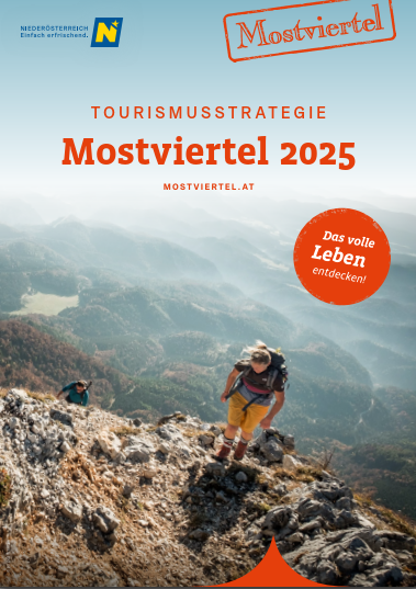 Cover Tourismusstrategie Mostviertel 2025